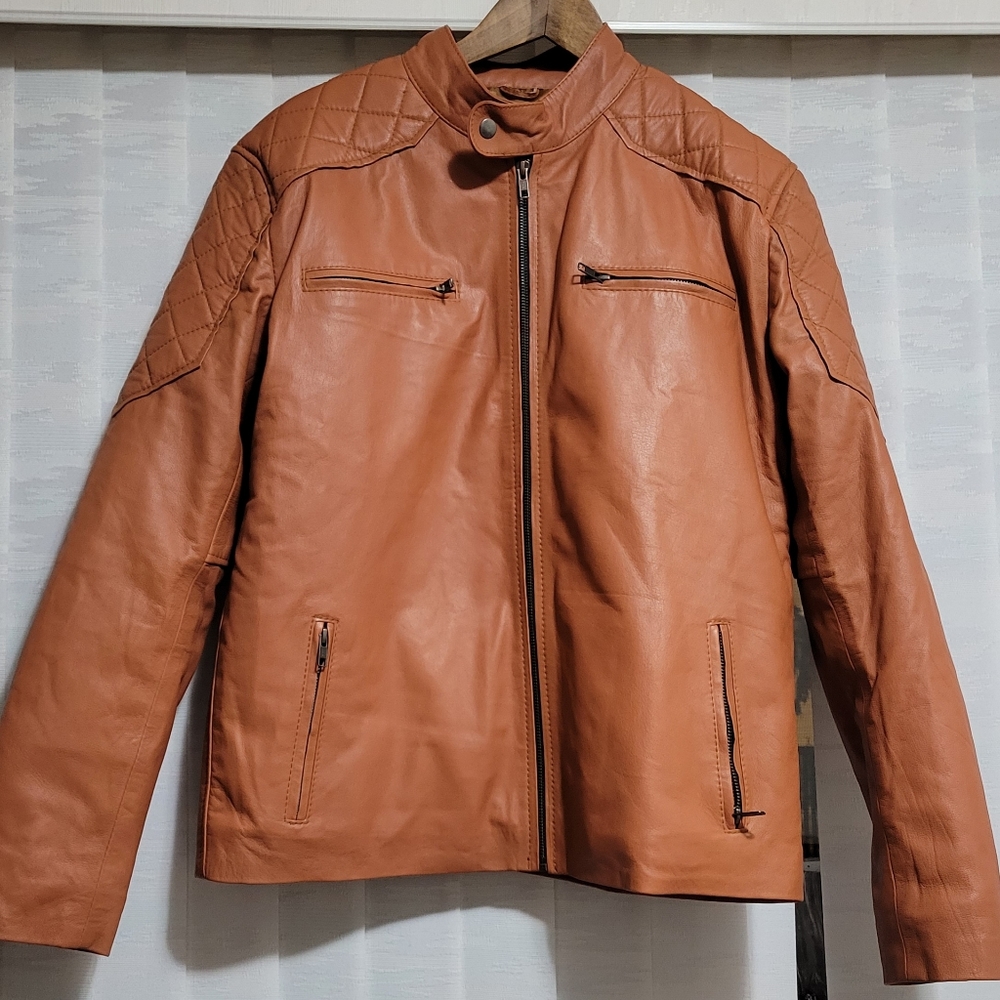 Men's leather jacket